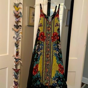 Johnny Was embroidered midi summer perfect for summer party. Worn once.